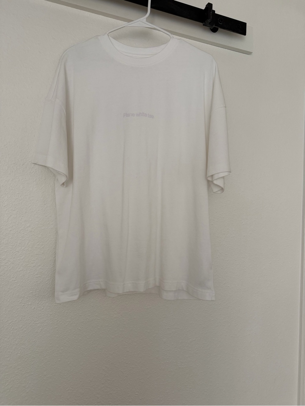 Women's Short Sleeve oversized Crewneck Tee in White